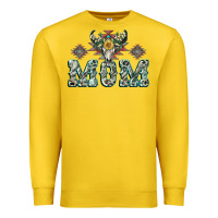 Lemon Mom with Cow skull Mother's Day Premium Sweatshirt - CowGirlArtShop