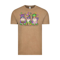 Vintage Coffee mardi gras gnomes Vintage Tee - MaliasSmallBusiness