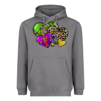 Storm mardi gras hearts Heavyweight Hoodie - CowGirlArtShop