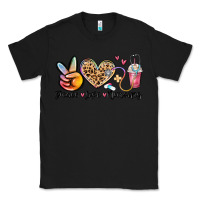 Black peace love nursing Classic Tee - MaliasSmallBusiness