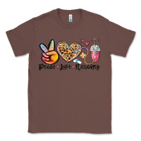 Chestnut peace love nursing Classic Tee - MaliasSmallBusiness
