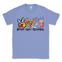 Colony Blue peace love nursing Classic Tee - MaliasSmallBusiness