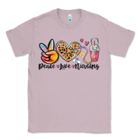 Lilac peace love nursing Classic Tee - MaliasSmallBusiness