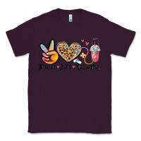 Plum peace love nursing Classic Tee - MaliasSmallBusiness