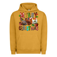 Merry Christmas Chickens Urban Hoodie | Teevron