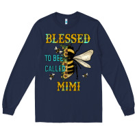 Navy blessed to bee called mimi Long Sleeve Tee - JahusDesignShop