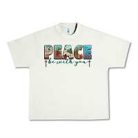 Pistachio peace be with you cross Urban Heavy Tee - NancyCooperArtShop