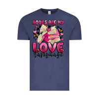 Vintage Denim books are my love language Vintage Tee - MaliasSmallBusiness