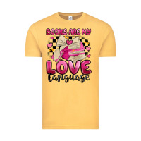 Vintage Mustard books are my love language Vintage Tee - MaliasSmallBusiness
