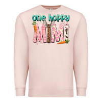 Pale Pink One hoppy Mimi Easter Day Premium Sweatshirt - HowdyJamesFarm