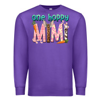 Purple One hoppy Mimi Easter Day Premium Sweatshirt - HowdyJamesFarm