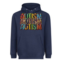 Navy western autism Heavyweight Hoodie - CowGirlArtShop