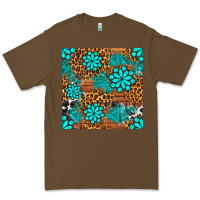 Cacao leopard gemstone seamless pattern Premium Tee - BundleAndBundleShop