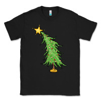 Black trendy christmas tree Classic Tee - MaliasSmallBusiness