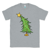 Heather Grey trendy christmas tree Classic Tee - MaliasSmallBusiness