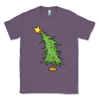 Lavender trendy christmas tree Classic Tee - MaliasSmallBusiness