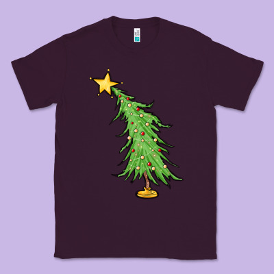 Trendy Christmas Tree Classic Tee Designed By Maliassmallbusiness