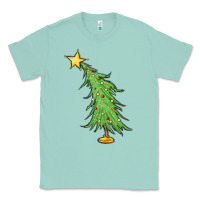 Seafoam trendy christmas tree Classic Tee - MaliasSmallBusiness