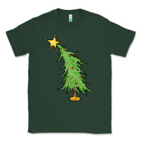 Sports Green trendy christmas tree Classic Tee - MaliasSmallBusiness