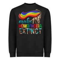 Black Lgbtq Make Homophobia Extinct Heavyweight Sweatshirt - BundleAndBundleShop