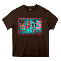 Chocolate Brown hugs and kisses Heavy Core Tee - JahusDesignShop