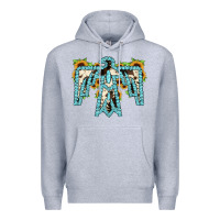 Heather Grey thuhderbird Premium Hoodie - JahusDesignShop