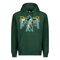 Sports Green thuhderbird Premium Hoodie - JahusDesignShop