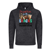 Vintage Black im just here for the snacks commercials and  halftime show Vintage Hoodie - MaliasSmallBusiness