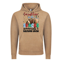 Vintage Coffee im just here for the snacks commercials and  halftime show Vintage Hoodie - MaliasSmallBusiness