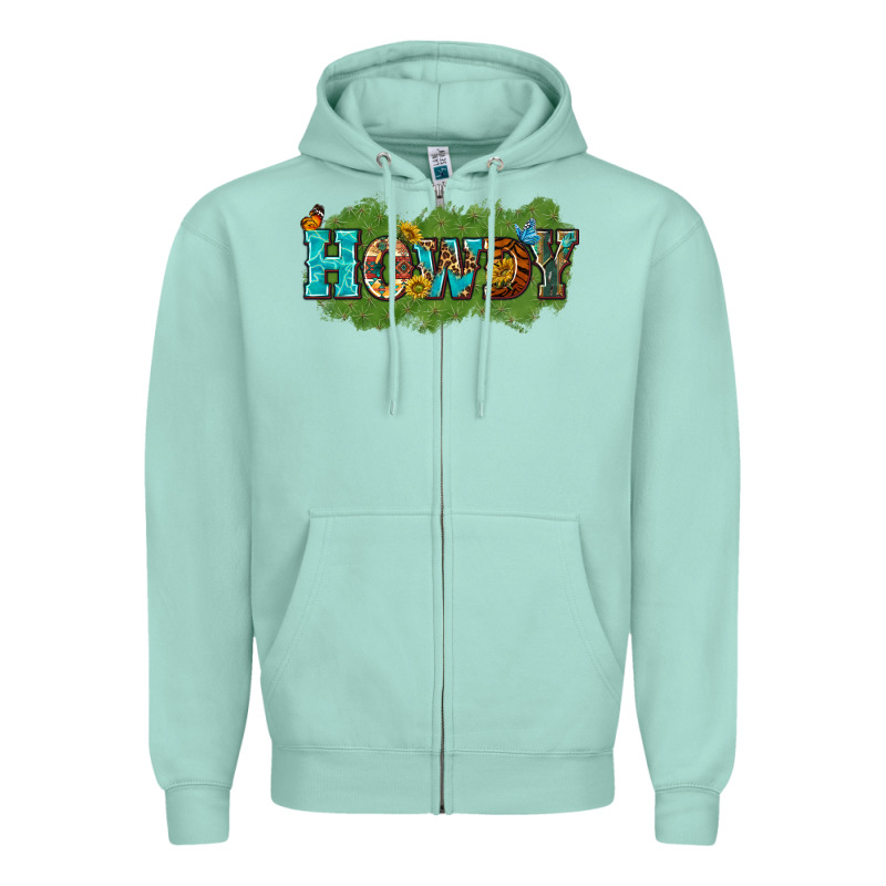 Western Howdy Zipper Hoodie by texasbilliewilder | Teevron