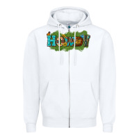 White Western Howdy Zipper Hoodie - texasbilliewilder