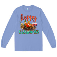 Colony Blue Happy Glamper Camp Long Sleeve Tee - BundleAndBundleShop