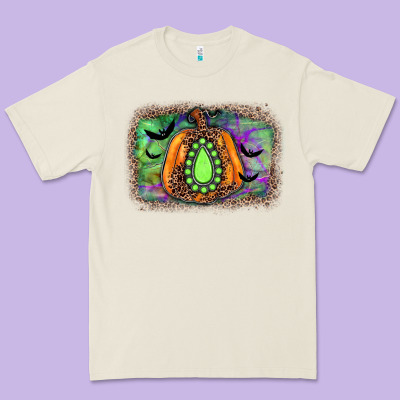 Halloween Gemstone Background Premium Tee Designed By Jahusdesignshop