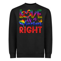 Black Love İs a Human Right Heavyweight Sweatshirt - BundleAndBundleShop