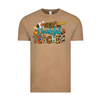 Vintage Coffee One thankful Teacher Vintage Tee - NancyCooperArtShop