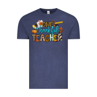 Vintage Denim One thankful Teacher Vintage Tee - NancyCooperArtShop
