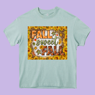 Fall Sweet Fall Mousepad Heavy Core Tee Designed By Bundleandbundleshop