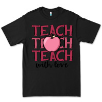 Black teach with love Premium Tee - JahusDesignShop
