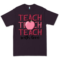 Plum teach with love Premium Tee - JahusDesignShop