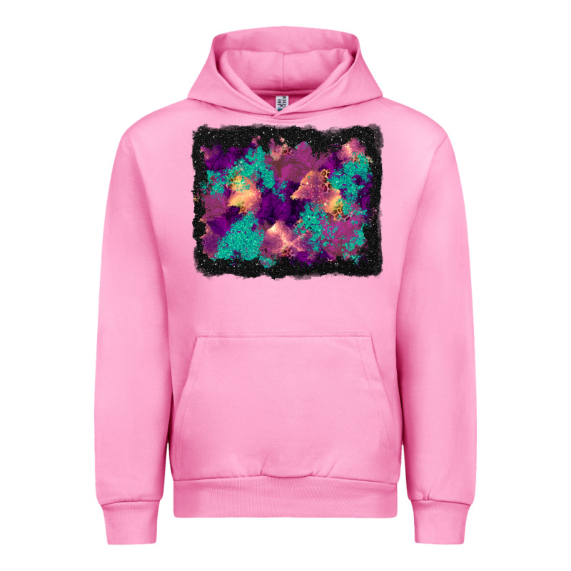 Halloween Trees And Turquoise Glitter Background Urban Hoodie by BundleAndBundleShop | Teevron