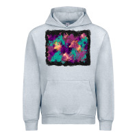 Heather Grey halloween trees and turquoise glitter background Urban Hoodie - BundleAndBundleShop