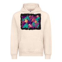 Sandshell halloween trees and turquoise glitter background Urban Hoodie - BundleAndBundleShop