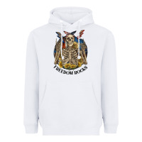 White freedom rocks Heavyweight Hoodie - CowGirlArtShop