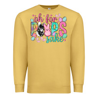 Antique Gold Oh for peeps sake cowhide Easter Day Premium Sweatshirt - HowdyJamesFarm