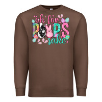 Chestnut Oh for peeps sake cowhide Easter Day Premium Sweatshirt - HowdyJamesFarm