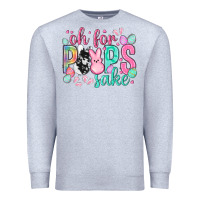 Heather Grey Oh for peeps sake cowhide Easter Day Premium Sweatshirt - HowdyJamesFarm