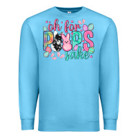 Ocean Blue Oh for peeps sake cowhide Easter Day Premium Sweatshirt - HowdyJamesFarm