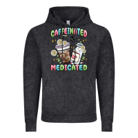 Caffeinated And Medicated Vintage Hoodie | Teevron