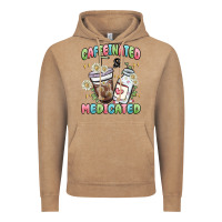 Vintage Coffee caffeinated and medicated Vintage Hoodie - MaliasSmallBusiness