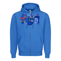 True Royal Colon Cancer coffee cups blue ribbon Zipper Hoodie - NancyCooperArtShop